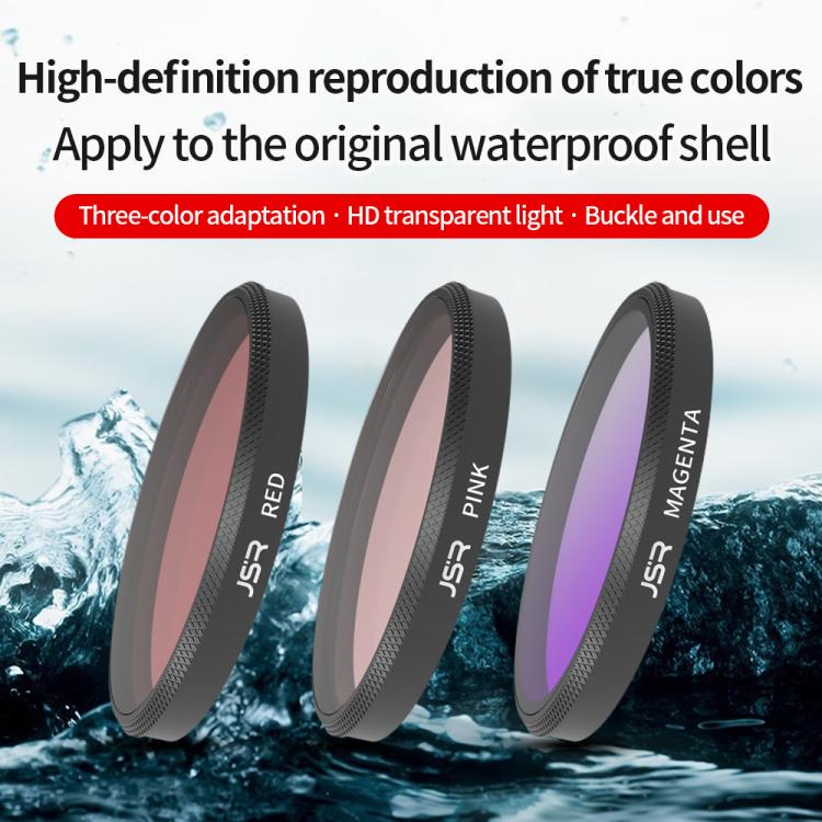 For Insta360 GO Ultra JSR Diving Filter for Waterproof Case, Filter:UV