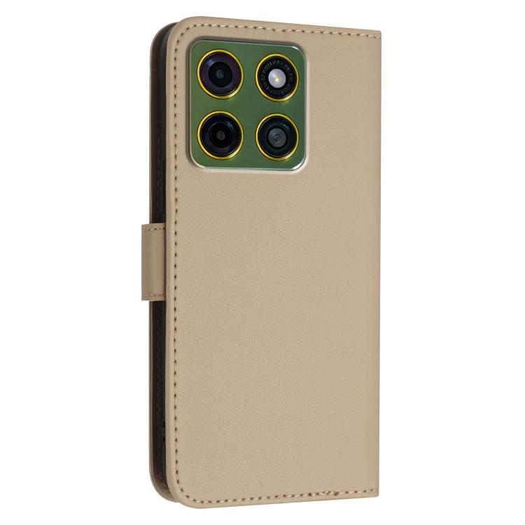 For Motorola Moto X70 Air Pro 5G Triangle Pattern Buckle Clasp Leather Phone Case