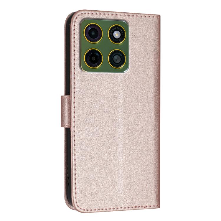 For Motorola Moto X70 Air Pro 5G Triangle Pattern Buckle Clasp Leather Phone Case