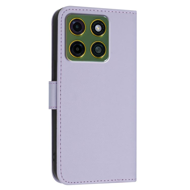 For Motorola Moto X70 Air Pro 5G Triangle Pattern Buckle Clasp Leather Phone Case