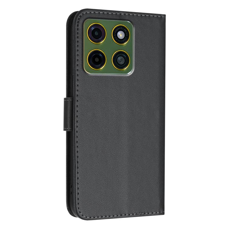 For Motorola Moto X70 Air Pro 5G Triangle Pattern Buckle Clasp Leather Phone Case