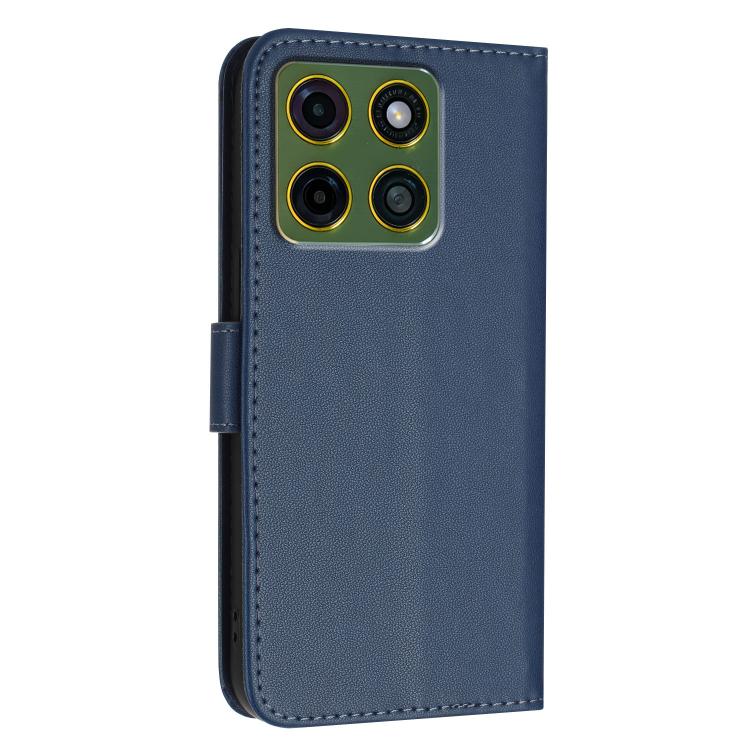 For Motorola Moto X70 Air Pro 5G Triangle Pattern Buckle Clasp Leather Phone Case