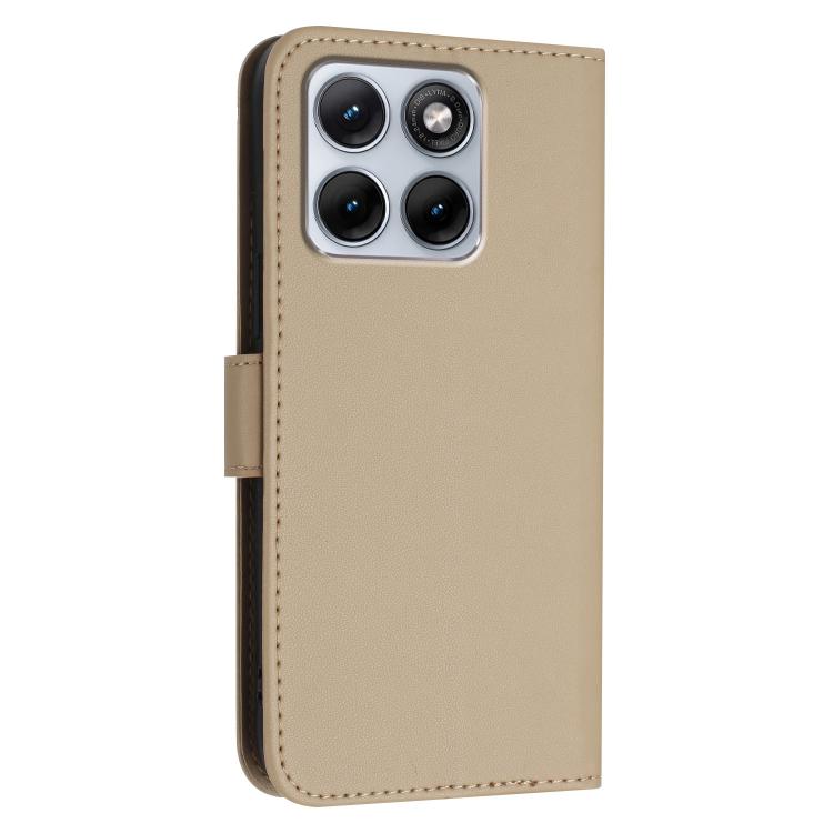 For Motorola Edge 70 Fusion 5G Triangle Pattern Buckle Clasp Leather Phone Case