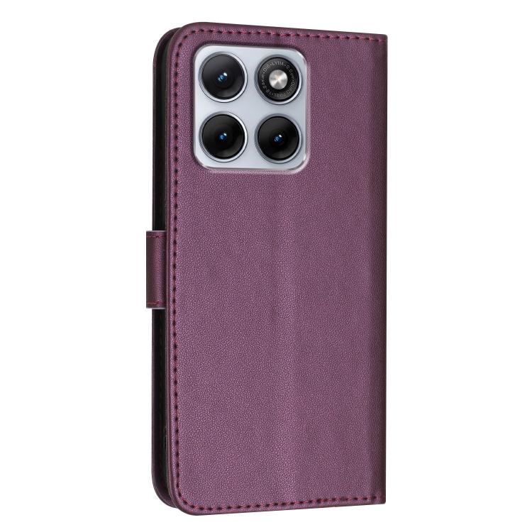 For Motorola Edge 70 Fusion 5G Triangle Pattern Buckle Clasp Leather Phone Case