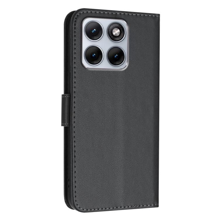 For Motorola Edge 70 Fusion 5G Triangle Pattern Buckle Clasp Leather Phone Case