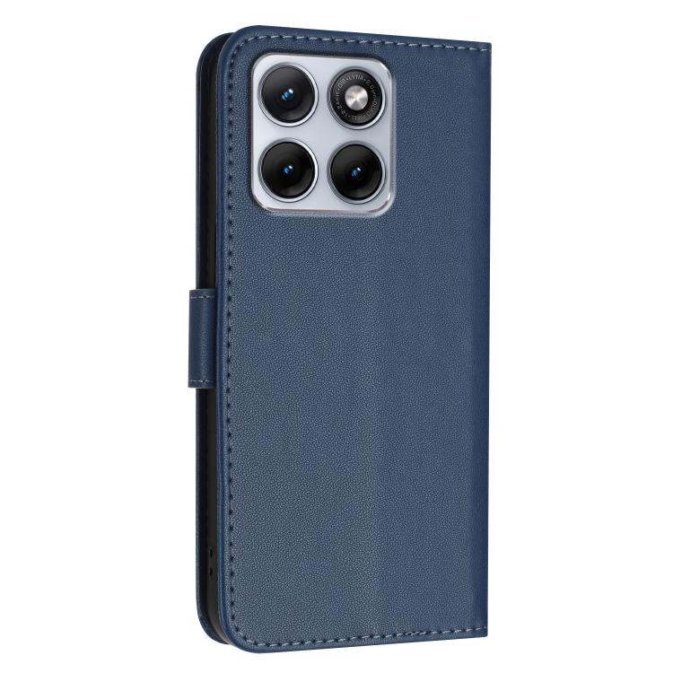 For Motorola Edge 70 Fusion 5G Triangle Pattern Buckle Clasp Leather Phone Case
