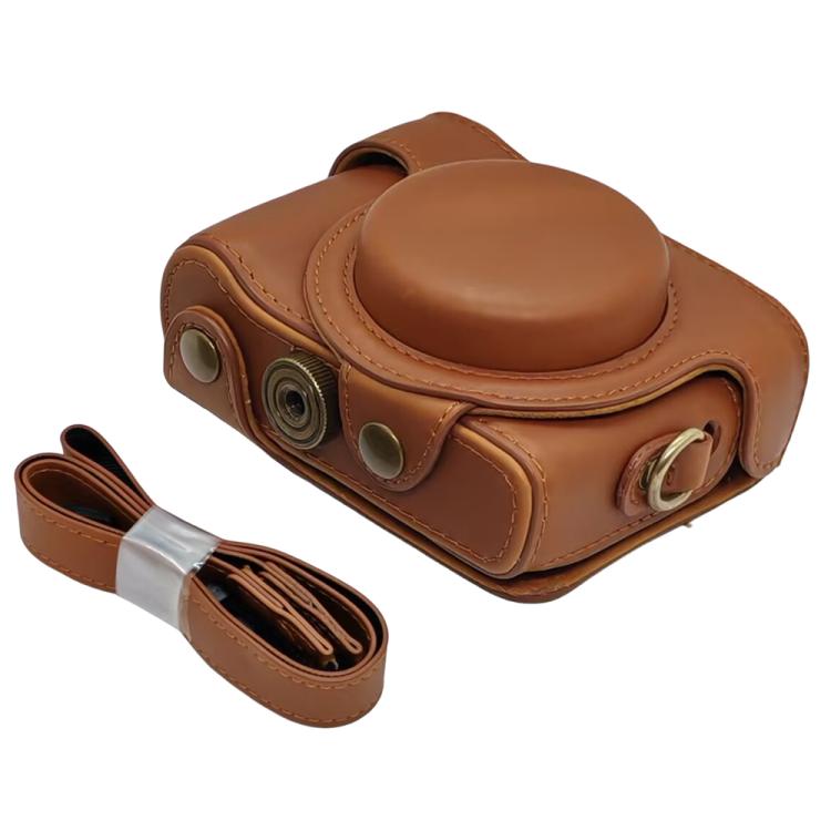 For Sony DSC-HX30 / HX50 / HX60 Retro Leather Full Body Camera Cover Bag with Strap