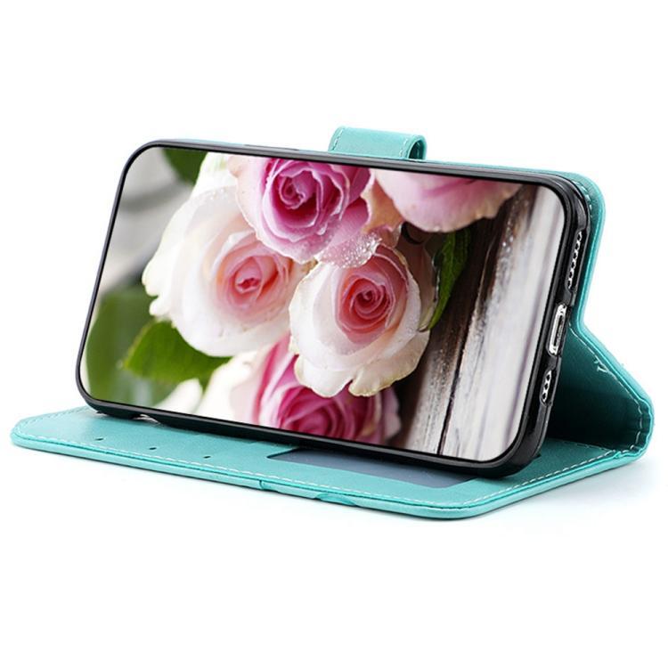 For Xiaomi 17 Pro Rose Butterfly Embossed Leather Phone Case