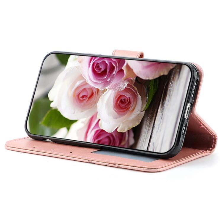 For Xiaomi 15T 5G Rose Butterfly Embossed Leather Phone Case