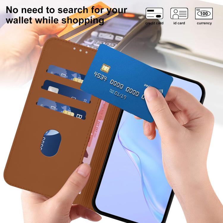 For vivo X300 Pro Skin Feel Solid Color Leather Phone Case with Lanyard