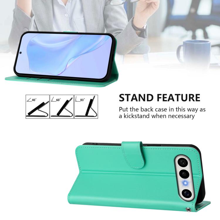 For vivo X300 FE 5G Zeiss/S50 Pro Mini 5G Skin Feel Solid Color Leather Phone Case with Lanyard