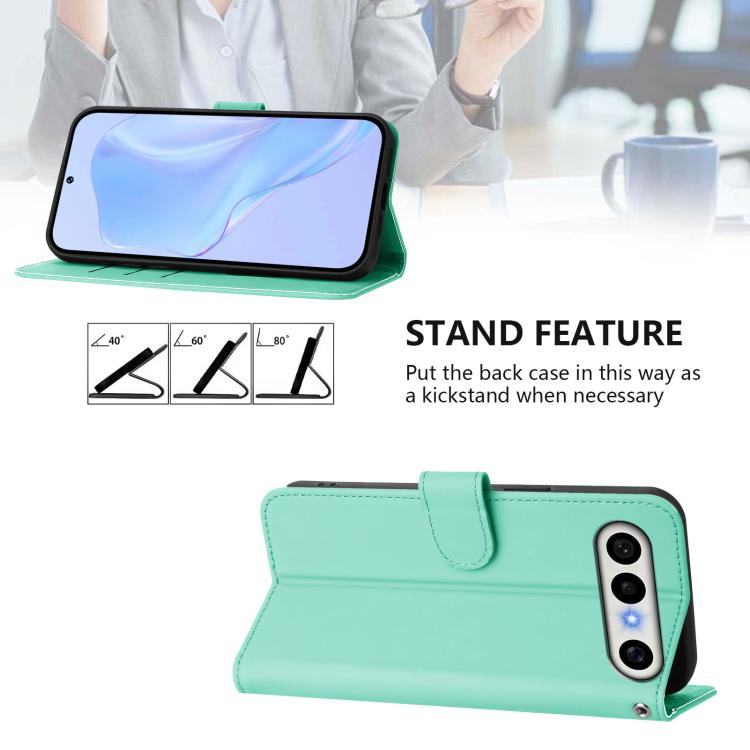For vivo X300 FE 5G Zeiss/S50 Pro Mini 5G Skin Feel Solid Color Leather Phone Case with Lanyard