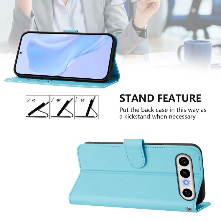 For vivo X300 FE 5G Zeiss/S50 Pro Mini 5G Skin Feel Solid Color Leather Phone Case with Lanyard
