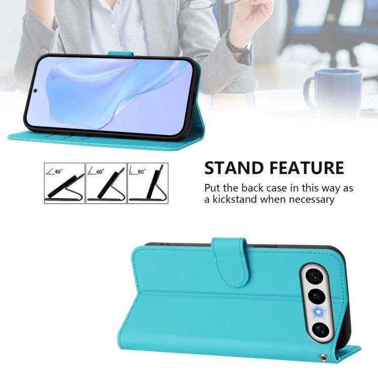 For vivo X300 FE 5G Zeiss/S50 Pro Mini 5G Skin Feel Solid Color Leather Phone Case with Lanyard