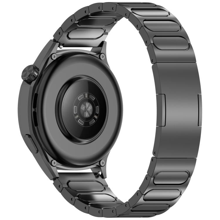 22mm Round I-shaped Buckle Titanium Alloy Watch Band