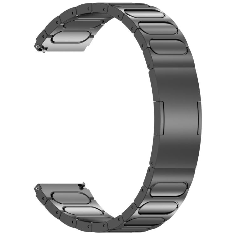 22mm Round I-shaped Buckle Titanium Alloy Watch Band