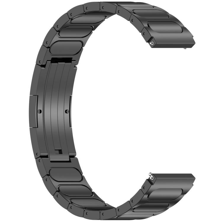 22mm Round I-shaped Buckle Titanium Alloy Watch Band