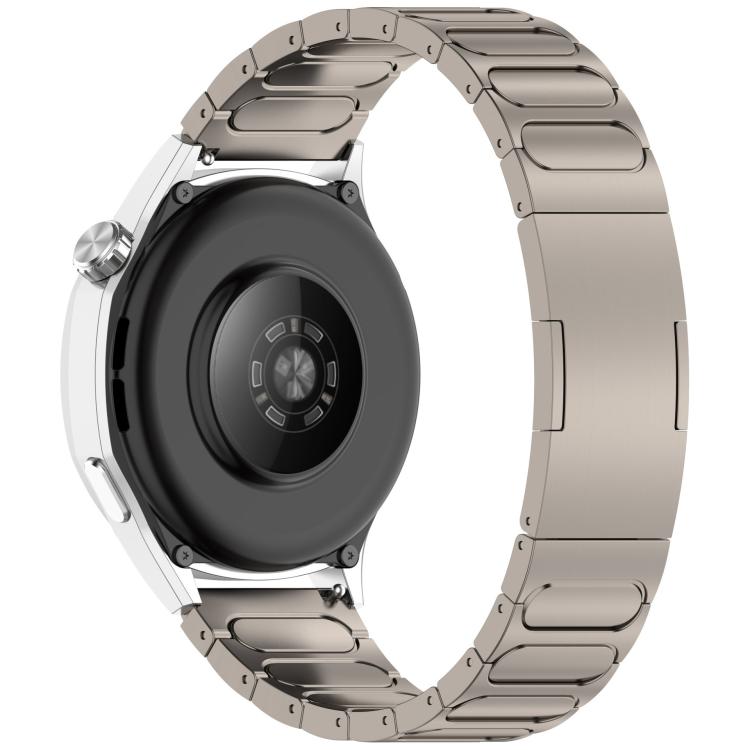 22mm Round I-shaped Buckle Titanium Alloy Watch Band