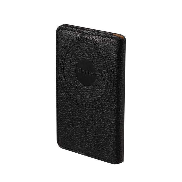 Denior V23 Litchi Texture MagSafe Wallet Leather Card Holder Bag