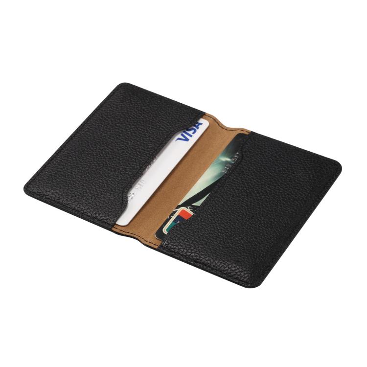 Denior V23 Litchi Texture MagSafe Wallet Leather Card Holder Bag