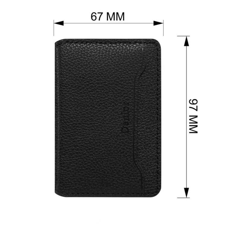 Denior V23 Litchi Texture MagSafe Wallet Leather Card Holder Bag
