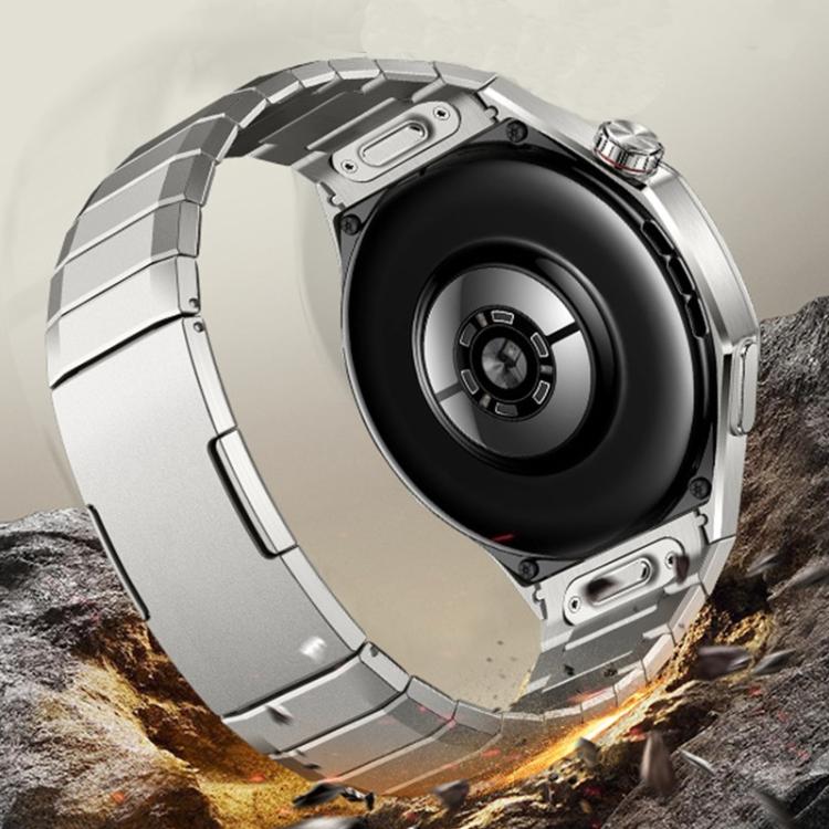For Huawei Watch GT 6 Pro Arc One-beads Button Side-detachable Buckle Titanium Watch Band