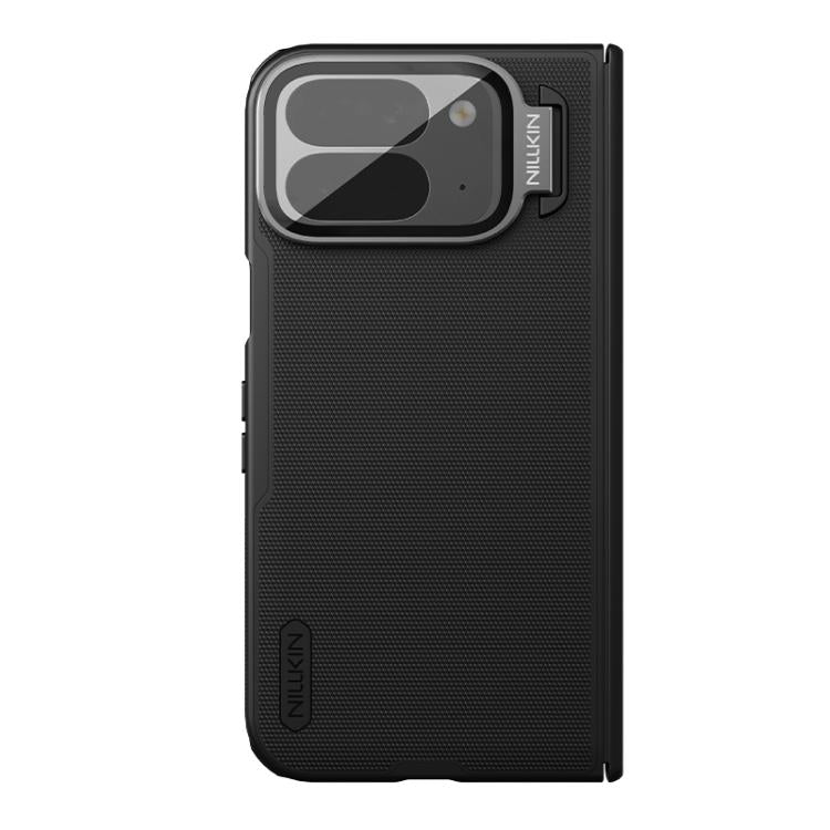 For Google Pixel 10 Pro Fold NILLKIN Frosted Prop PC + TPU MagSafe Magnetic Transparent Mirror Cover Phone Case - Black
