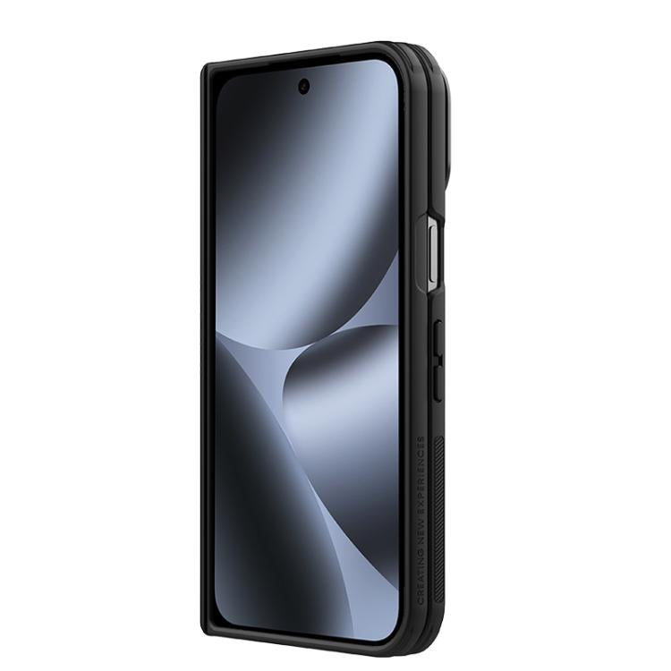 For Google Pixel 10 Pro Fold NILLKIN Frosted Prop PC + TPU MagSafe Magnetic Transparent Mirror Cover Phone Case - Black