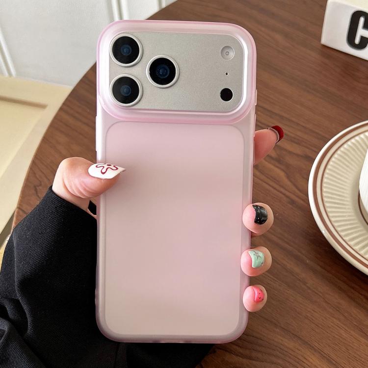 For iPhone 17 Pro Max Frosted Translucent TPU Full Coverage Phone Case