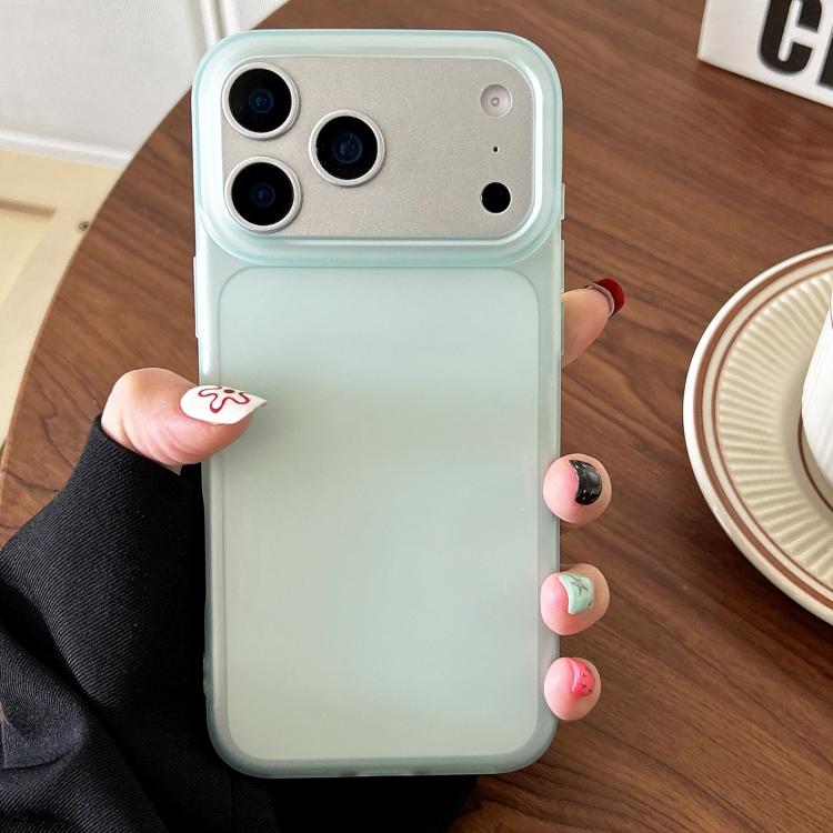 For iPhone 17 Pro Max Frosted Translucent TPU Full Coverage Phone Case