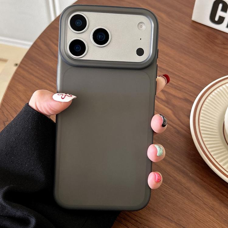 For iPhone 17 Pro Frosted Translucent TPU Full Coverage Phone Case