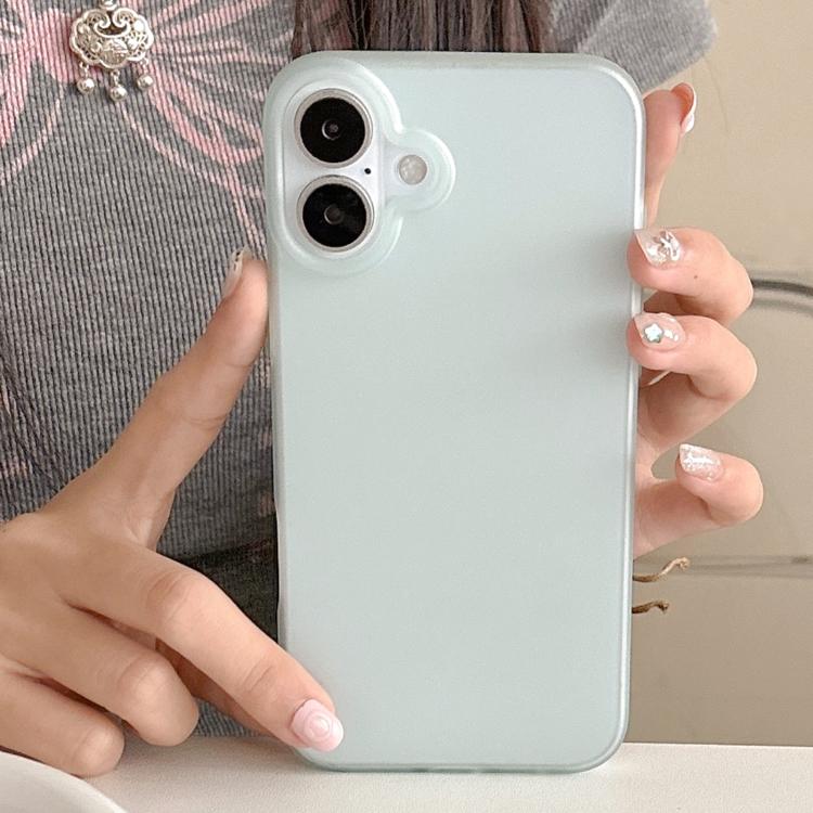 For iPhone 17 Frosted Translucent TPU Full Coverage Phone Case