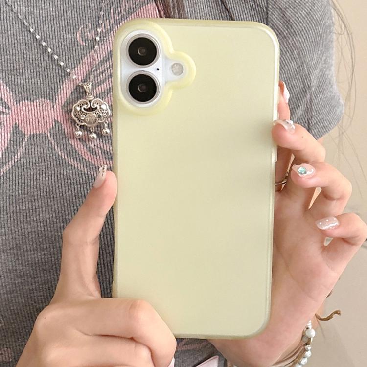 For iPhone 17 Frosted Translucent TPU Full Coverage Phone Case