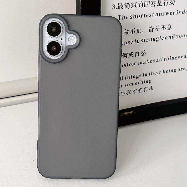 For iPhone 17 Frosted Translucent TPU Full Coverage Phone Case