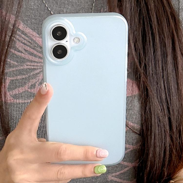 For iPhone 17 Frosted Translucent TPU Full Coverage Phone Case
