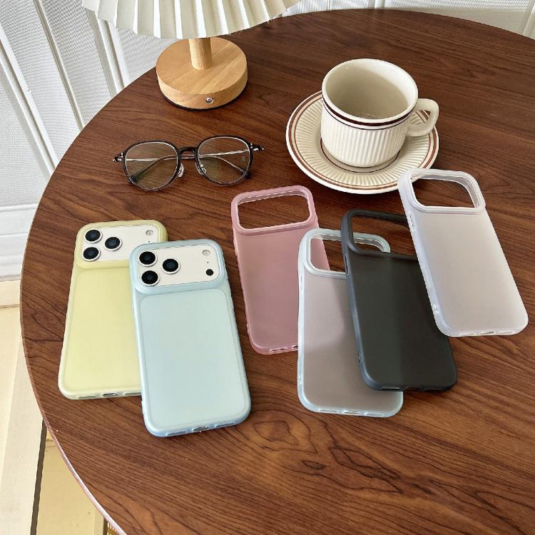 For iPhone Air Frosted Translucent TPU Full Coverage Phone Case