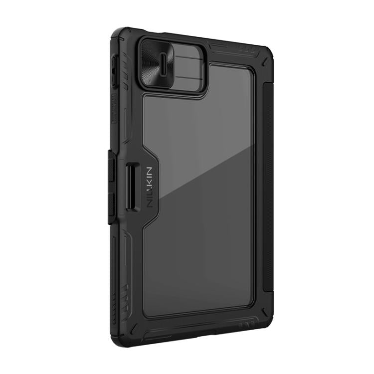 For Xiaomi Pad 8 / 8 Pro NILLKIN Bumper Pro Multi-angle Folding Style Tablet Leather Case - Black