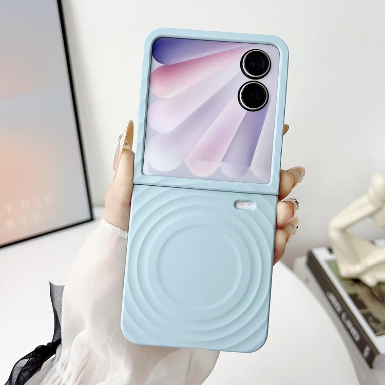 For Honor Magic V Flip 2 Rippling Pattern MagSafe Magnetic Folding Phone Case
