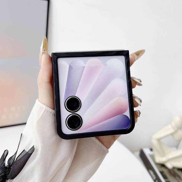 For Honor Magic V Flip 2 Rippling Pattern MagSafe Magnetic Folding Phone Case