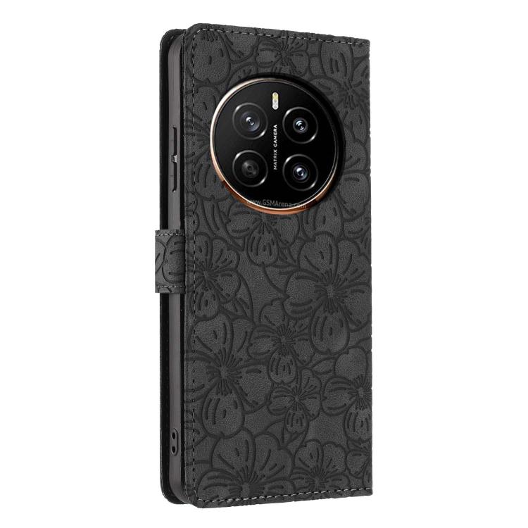 For Honor Magic7 Cherry Blossoms Embossed Leather Phone Case