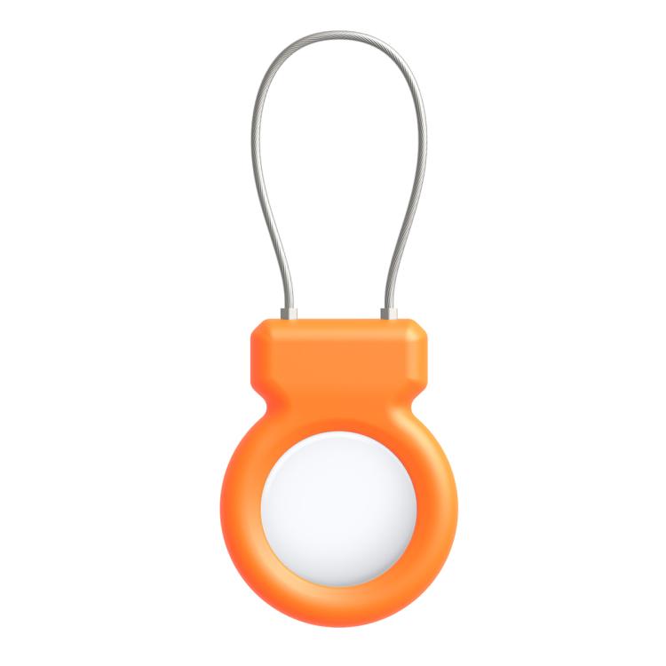 For AirTag 2nd Gen / AirTag 1st Gen Positioning Tracker Steel Wire Anti-theft Protective Cover