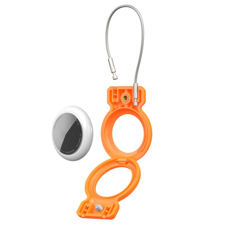 For AirTag 2nd Gen / AirTag 1st Gen Positioning Tracker Steel Wire Anti-theft Protective Cover