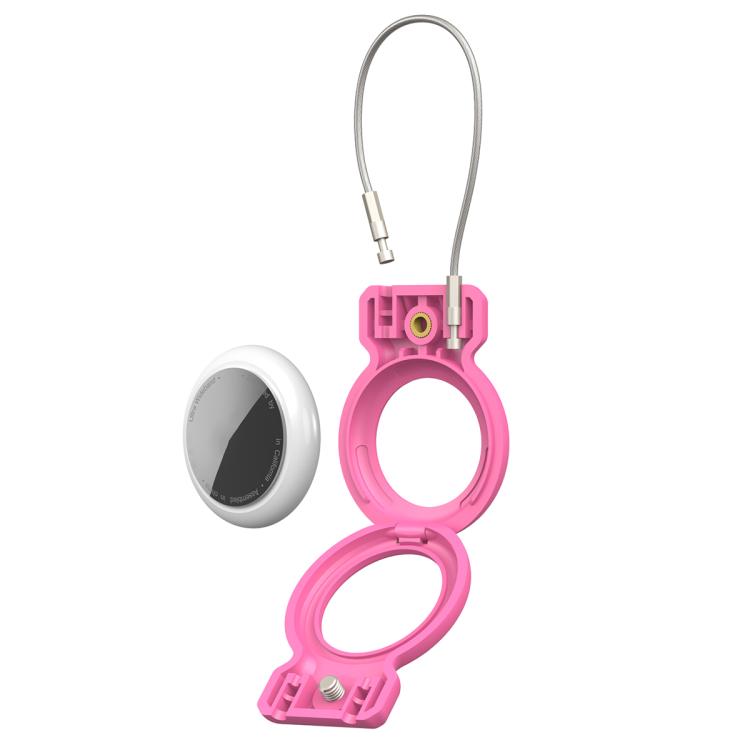 For AirTag 2nd Gen / AirTag 1st Gen Positioning Tracker Steel Wire Anti-theft Protective Cover