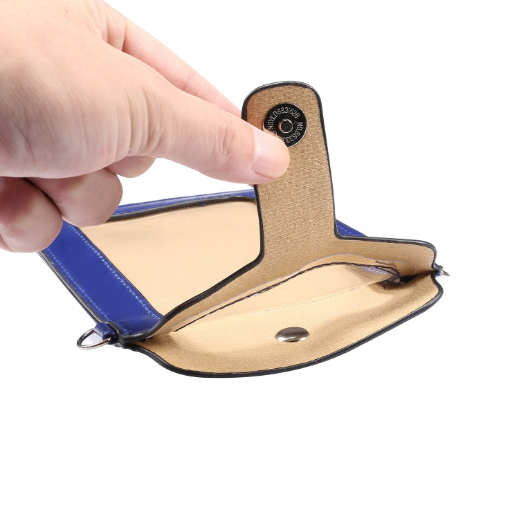 Crazy Horse Textured Riser Touch Screen Phone Case Universal Diagonal Carrying  Leather Case Suitable for 5.5-6.9 inch Smartphones