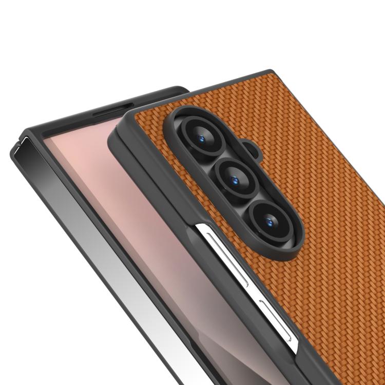 For Samsung Galaxy Z Fold7 5G Carbon Fiber Texture Protective Phone Case
