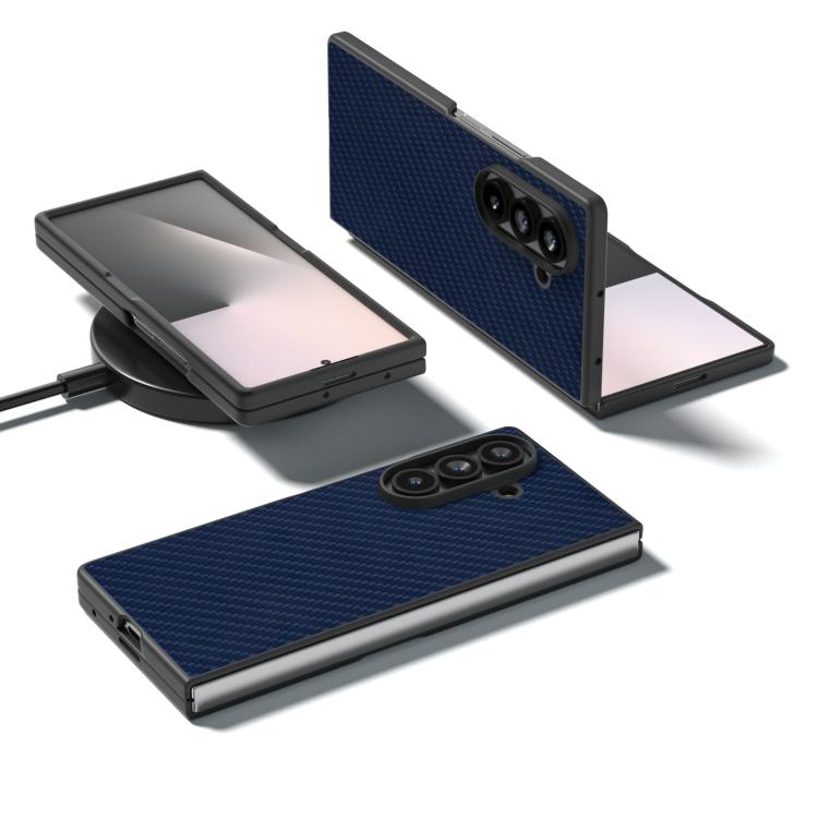 For Samsung Galaxy Z Fold7 5G Carbon Fiber Texture Protective Phone Case