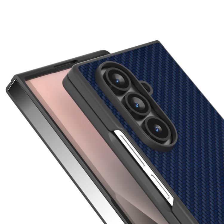 For Samsung Galaxy Z Fold7 5G Carbon Fiber Texture Protective Phone Case