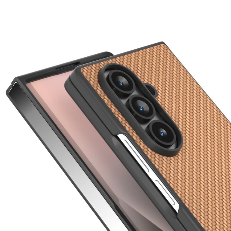 For Samsung Galaxy Z Fold7 5G Carbon Fiber Texture Protective Phone Case