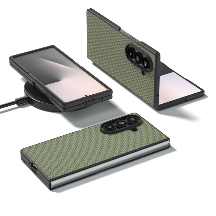 For Samsung Galaxy Z Fold7 5G Carbon Fiber Texture Protective Phone Case