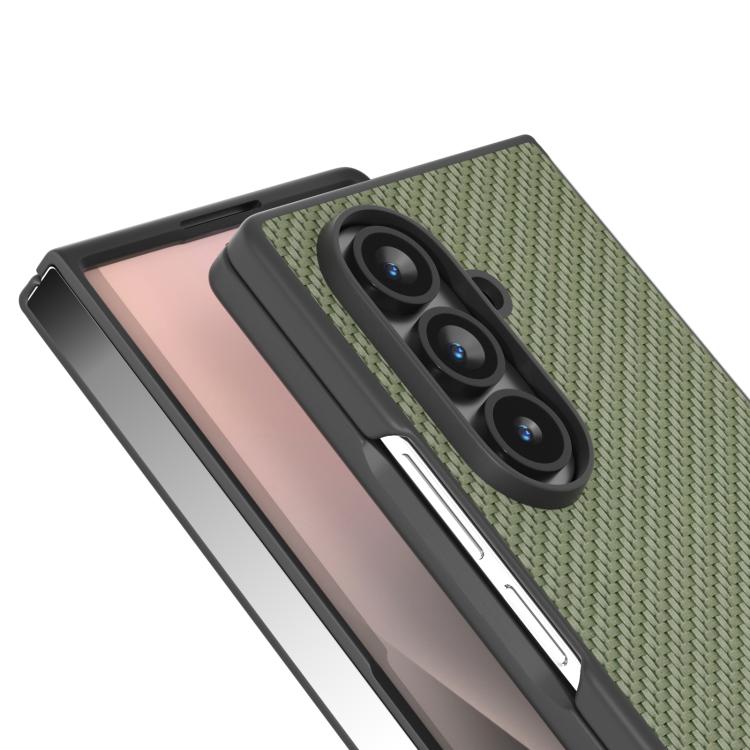 For Samsung Galaxy Z Fold7 5G Carbon Fiber Texture Protective Phone Case